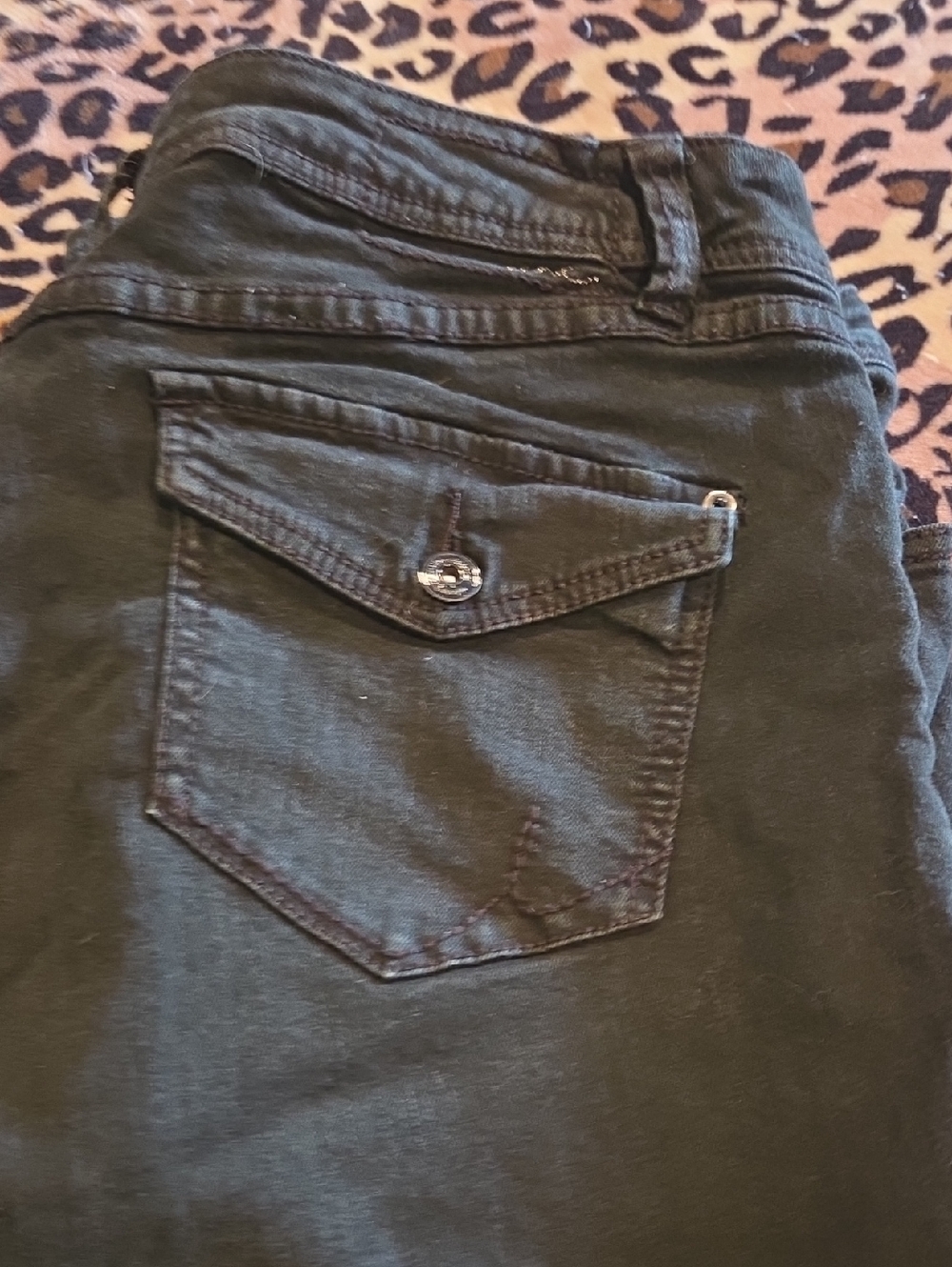 INC International Concepts Women's Boot Cut Jeans in Dark Black